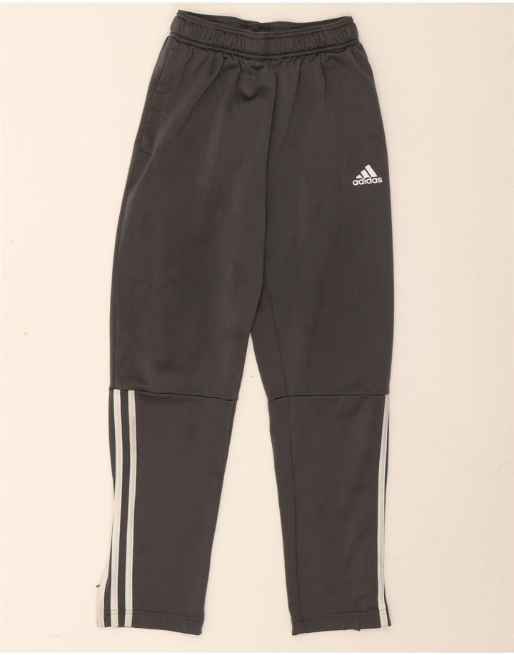 Adidas Boys Tracksuit Trousers 11-12 Years  Grey Polyester