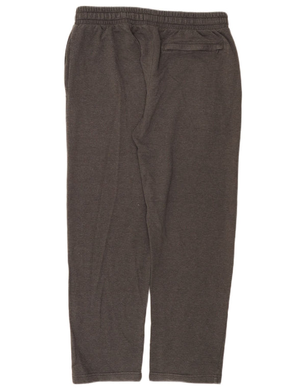 Marks & Spencer Womens Tracksuit Trousers UK 14 Large Grey Flecked Cotton