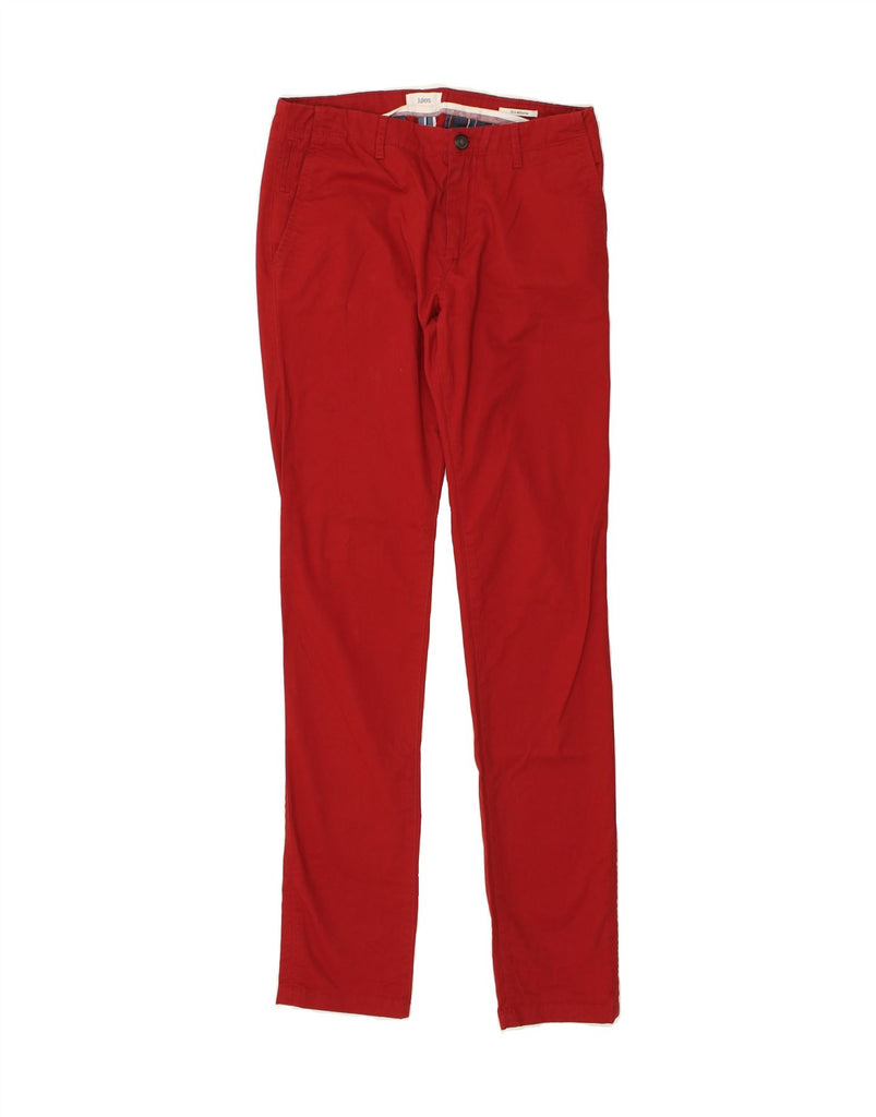 JULES Mens Slim Chino Trousers W34 L34  Red | Vintage Jules | Thrift | Second-Hand Jules | Used Clothing | Messina Hembry 