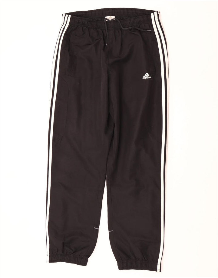 Adidas Mens Tracksuit Trousers Joggers UK 40/42 Medium Black Polyester
