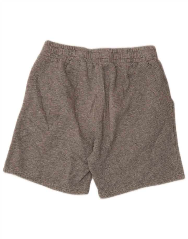 Jack & Jones Mens Graphic Sport Shorts Small Grey Flecked Cotton