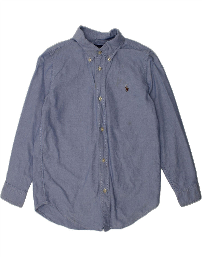 RALPH LAUREN Boys Shirt 6-7 Years Blue Cotton | Vintage Ralph Lauren | Thrift | Second-Hand Ralph Lauren | Used Clothing | Messina Hembry 