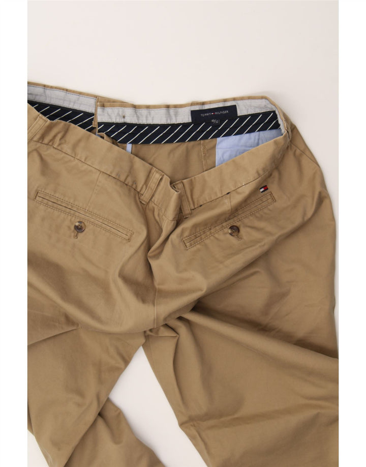 TOMMY HILFIGER Womens Bootcut Chino Trousers W40 L32 Beige Cotton Vintage Tommy Hilfiger and Second-Hand Tommy Hilfiger from Messina Hembry 