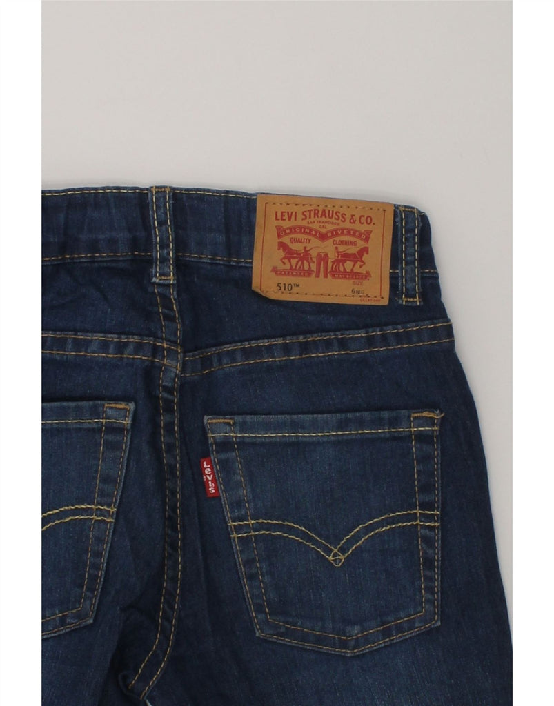 LEVI'S Girls 510 Skinny Jeans 5-6 Years W22 L20  Blue Cotton | Vintage Levi's | Thrift | Second-Hand Levi's | Used Clothing | Messina Hembry 