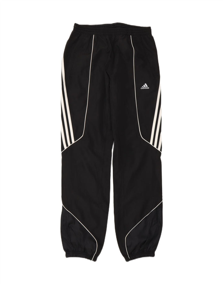 ADIDAS Boys Climalite Tracksuit Trousers Joggers 13-14 Years  Black