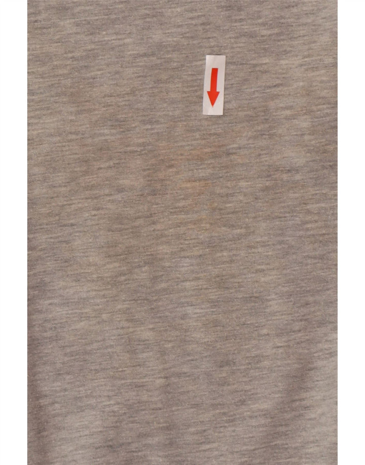 Hollister Womens Graphic Tracksuit Trousers Joggers UK 14 Medium Grey