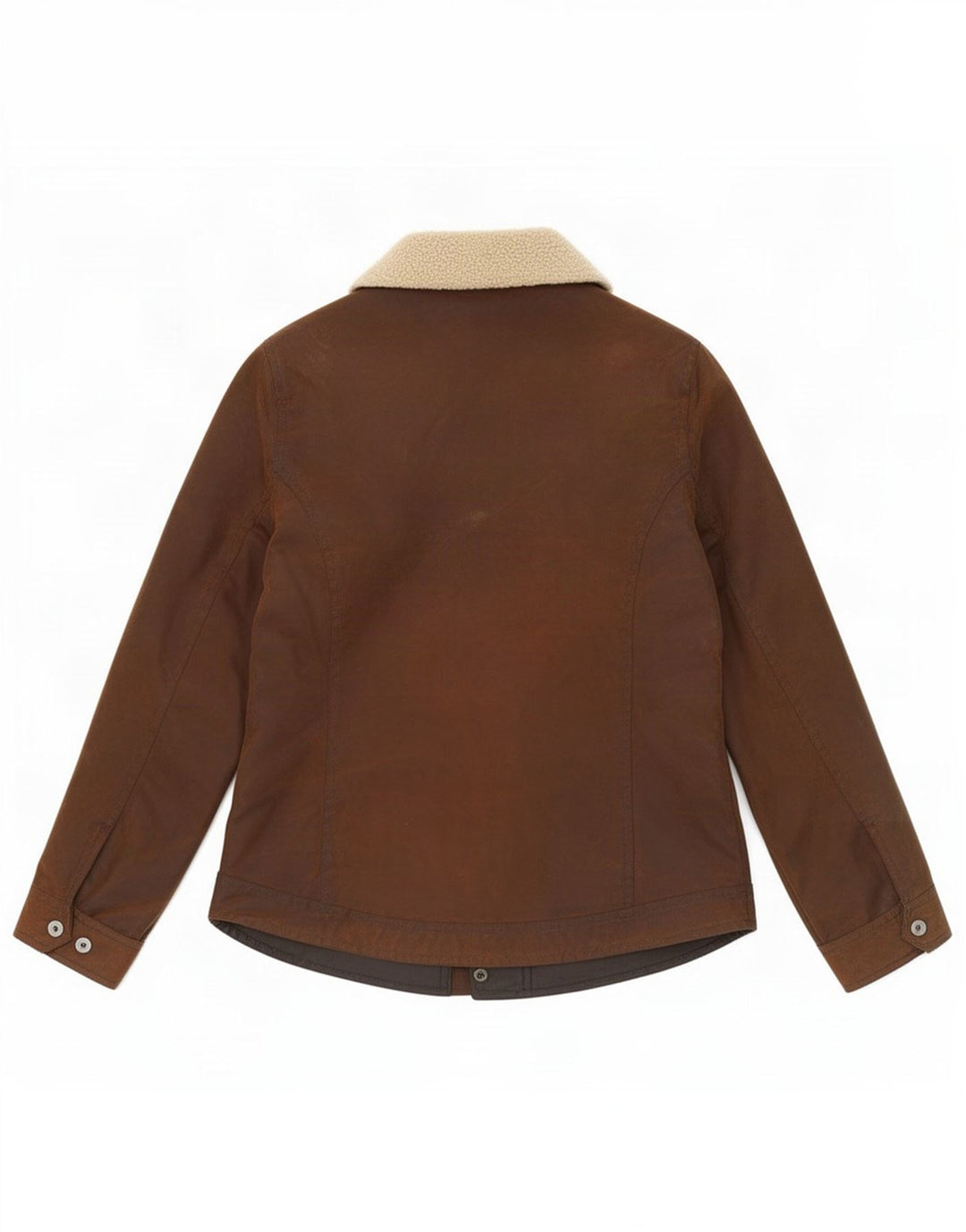 Barbour Womens Waxed Cotton Jacket UK 8 Small Brown