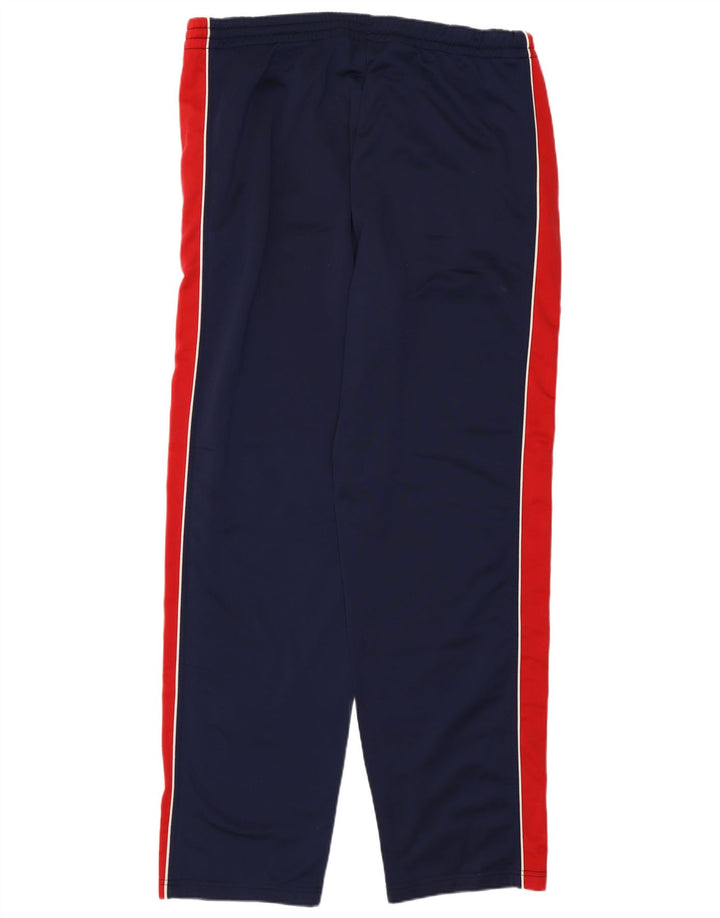 Fila Mens Tracksuit Trousers IT 52 Large  Navy Blue Colourblock Polyester