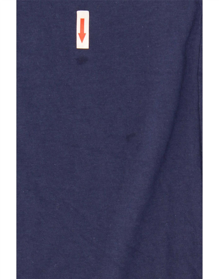 Nike Mens Graphic T-Shirt Top Medium Navy Blue Cotton