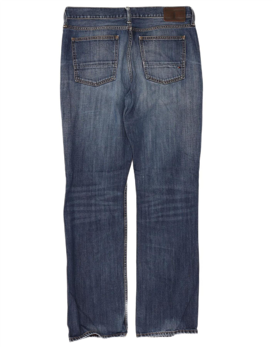 Tommy Hilfiger Mens Regular Straight Jeans W36 L34 Blue Cotton