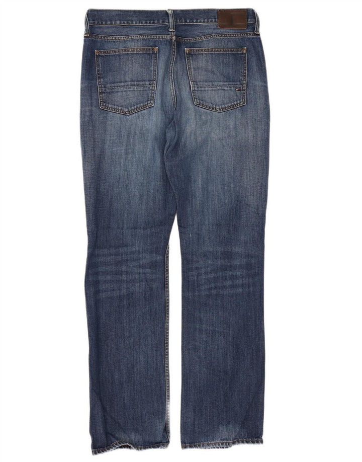 Tommy Hilfiger Mens Regular Straight Jeans W36 L34 Blue Cotton