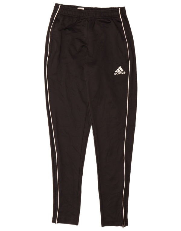 Adidas Mens Tracksuit Trousers Small Black Polyester