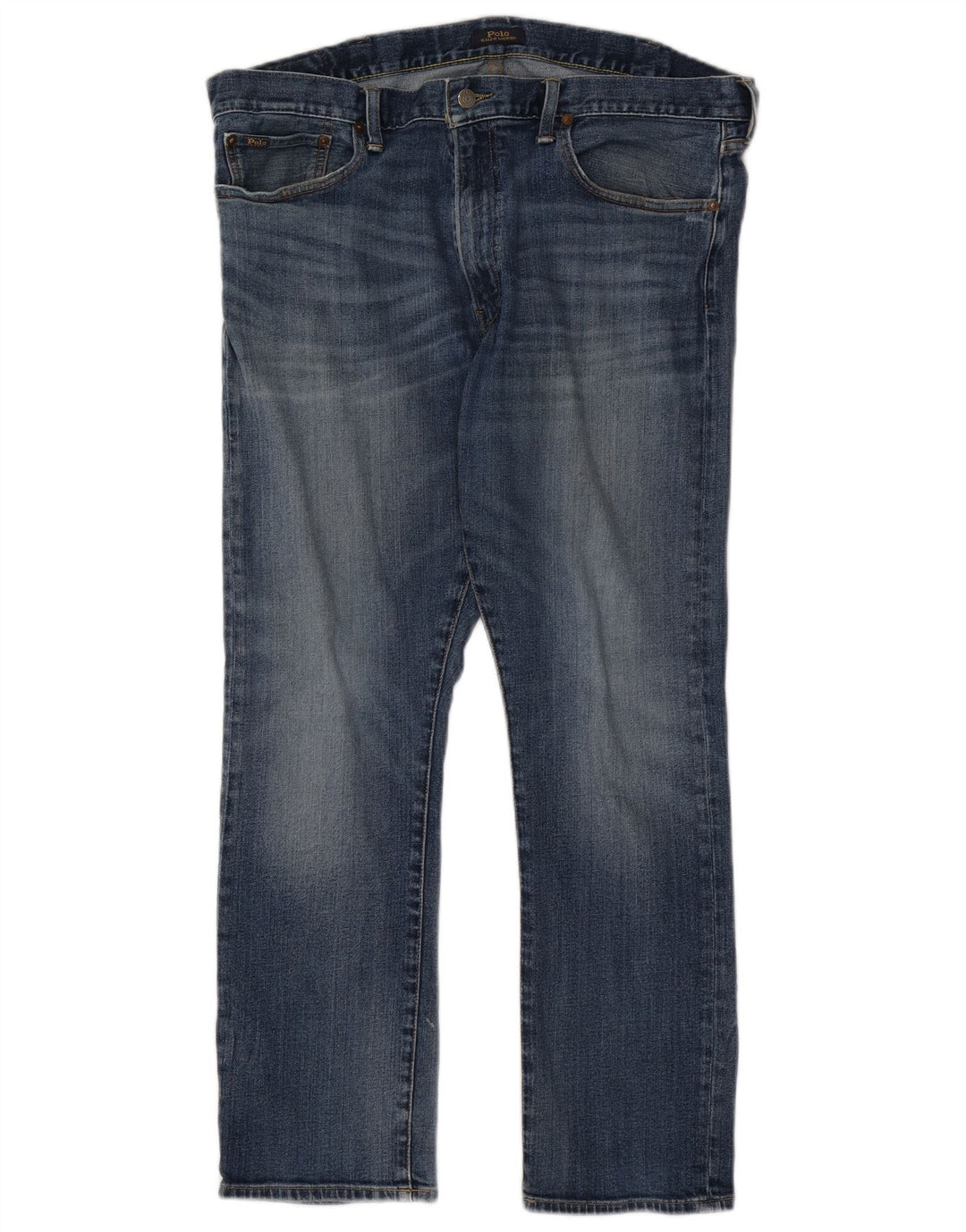 Polo Ralph Lauren Mens Straight Jeans W38 L30 Blue Cotton