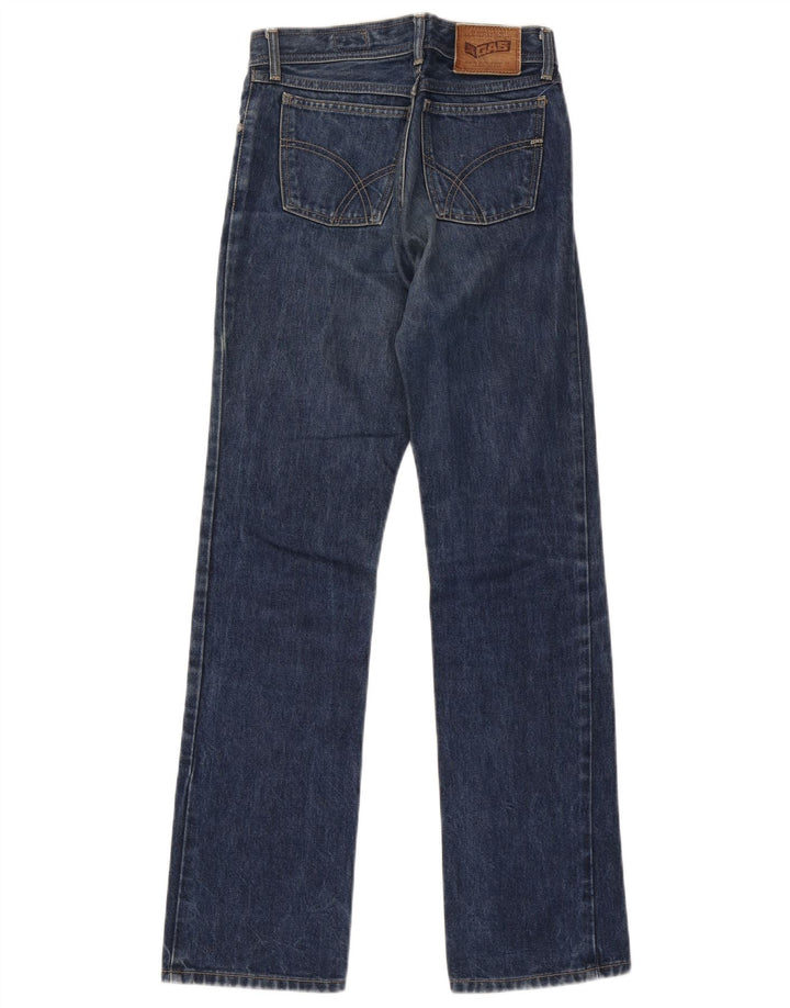 Gas Womens Straight Jeans W27 L31 Blue Cotton