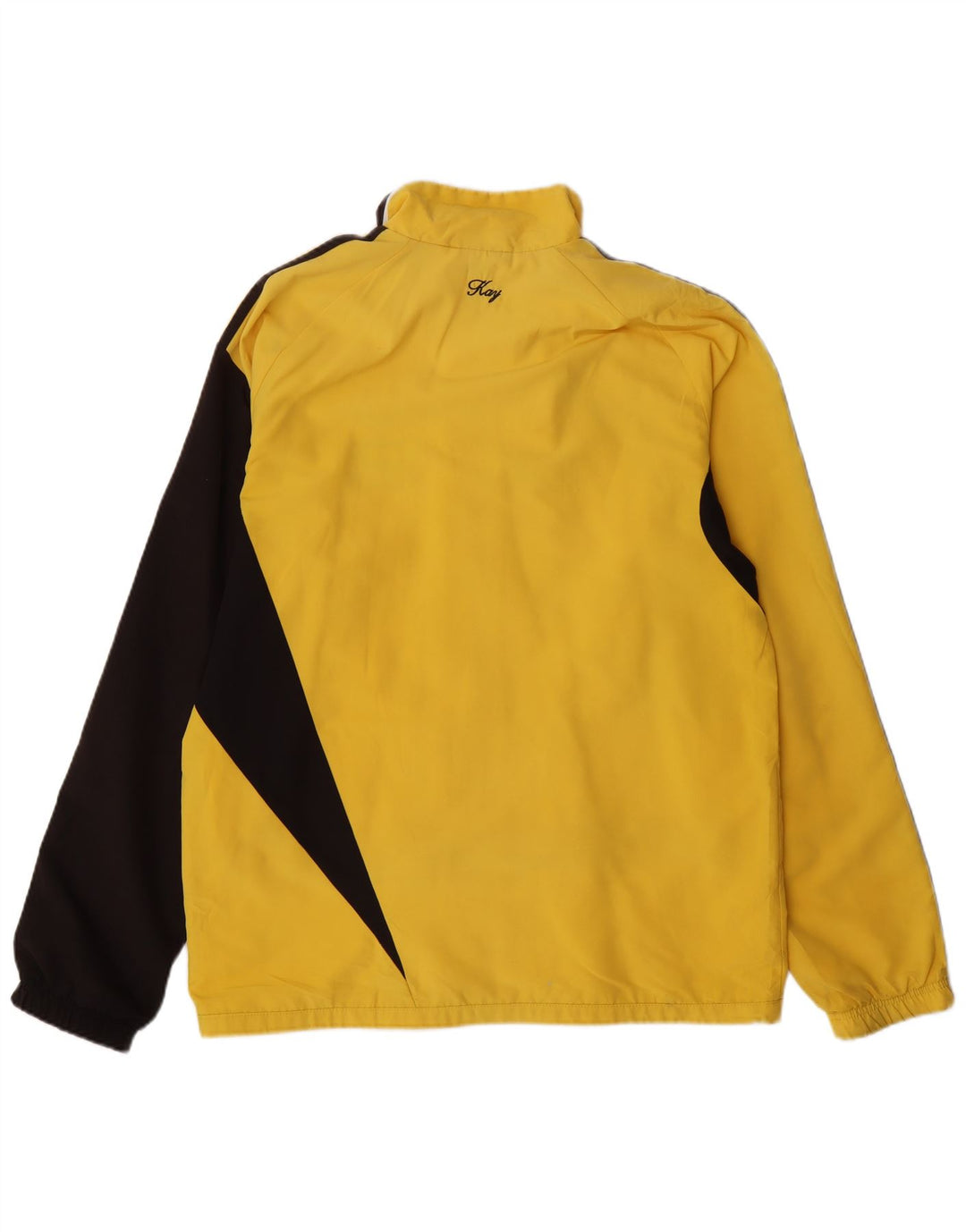ADIDAS Mens Tracksuit Top Jacket UK 38/40 Medium Yellow Colourblock