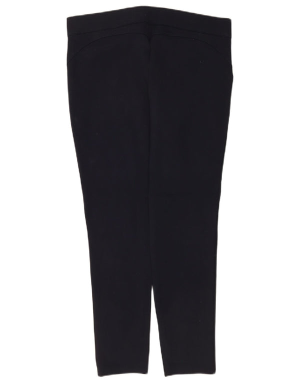 Zara Womens Slim Casual Trousers 2XL W34 L26 Black Viscose