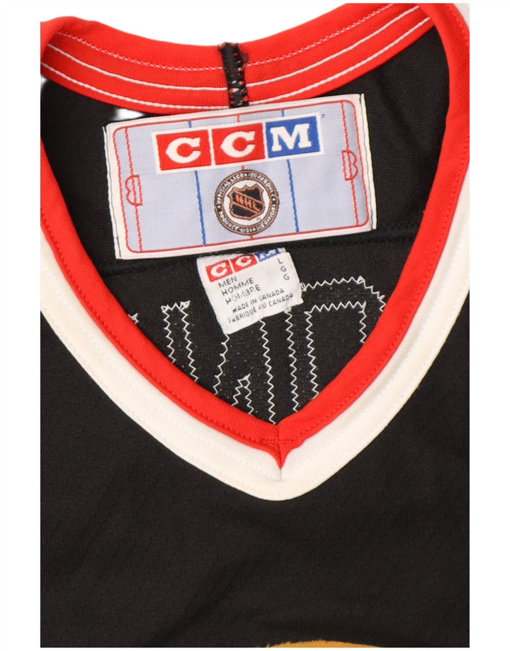 CCM NHL Mens Chicago Blachawks Tonny Amonte 10 Jersey Top Large Black