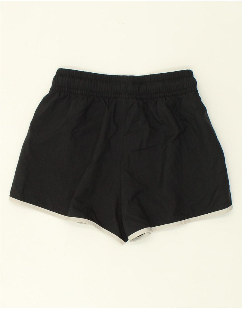 NIKE Womens Sport Shorts UK 6 XS Black Nylon | Vintage Nike | Thrift | Second-Hand Nike | Used Clothing | Messina Hembry 