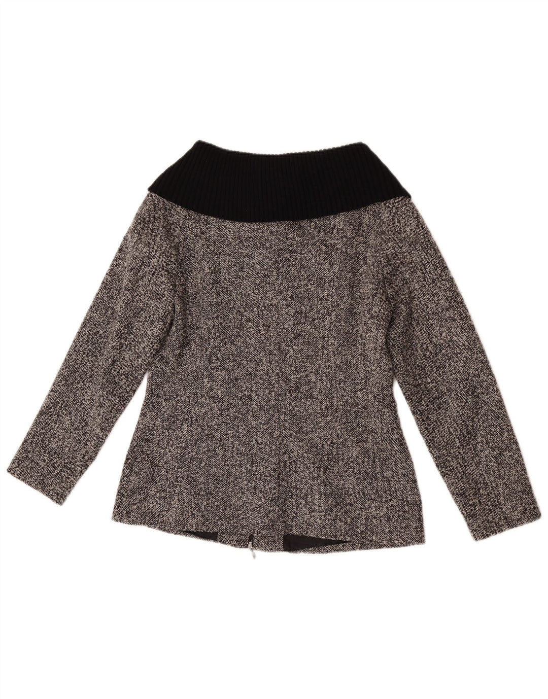 Luisa Spagnoli Womens Blazer Jacket IT 46 Large Grey Flecked Wool