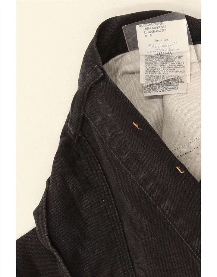 Replay Mens Bootcut Jeans W33 L32 Black Cotton