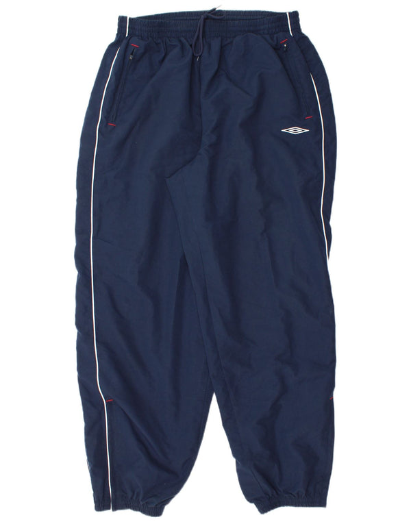 Umbro Mens Tracksuit Trousers Joggers 2XL  Navy Blue Polyester