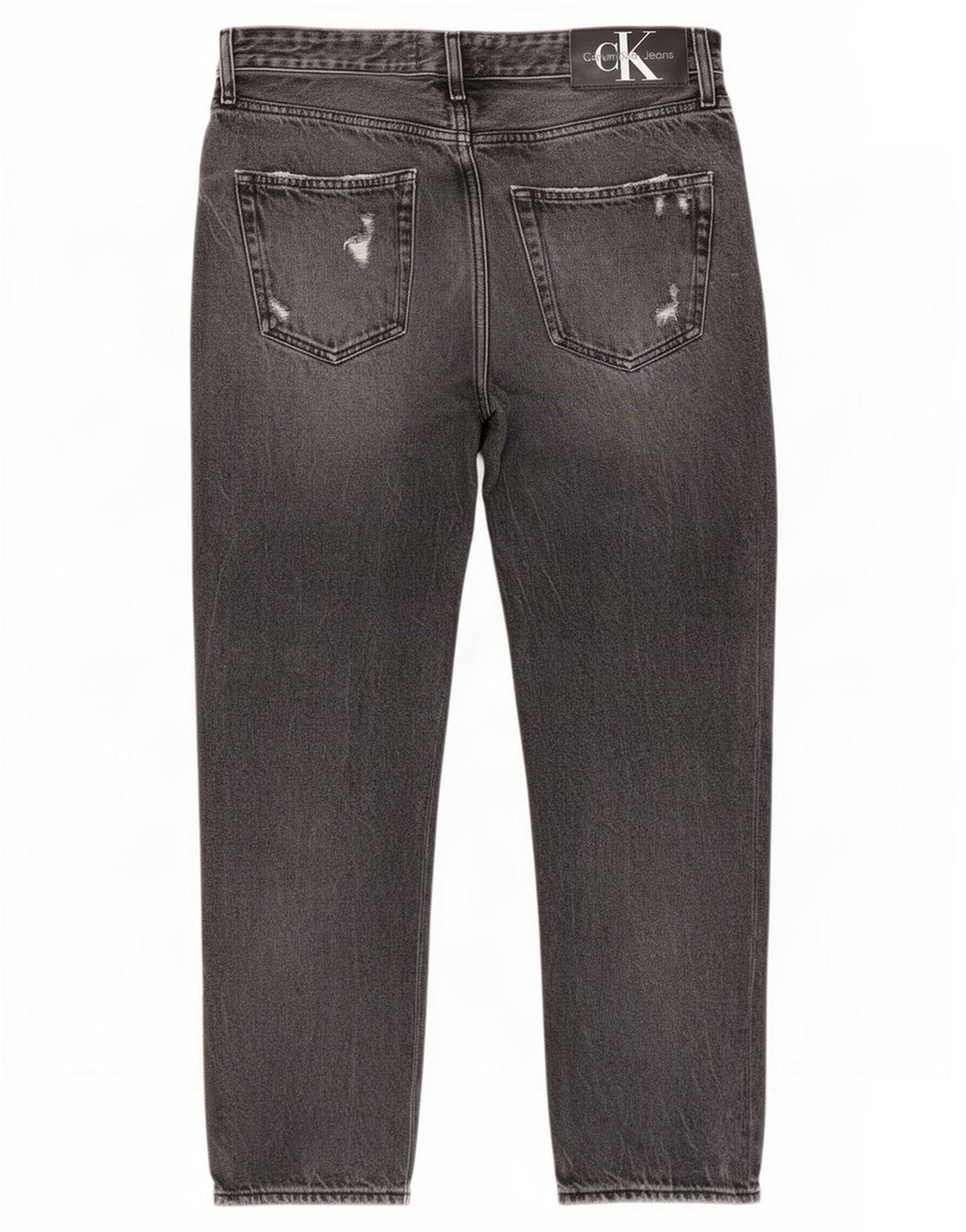 Calvin Klein Mens Distressed Slim Jeans W31 L27 Grey