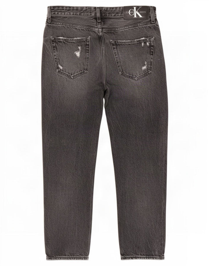 Calvin Klein Mens Distressed Slim Jeans W31 L27 Grey