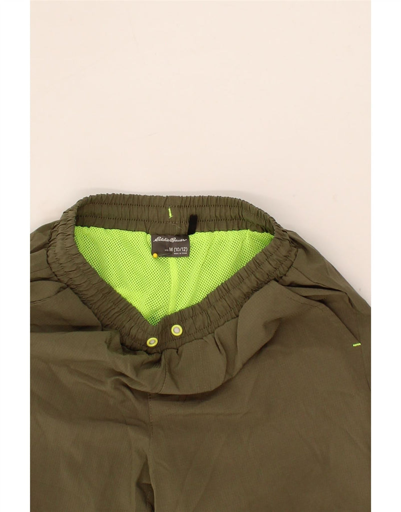 EDDIE BAUER Boys Sport Shorts 10-11 Years Medium Khaki Polyester Vintage Eddie Bauer and Second-Hand Eddie Bauer from Messina Hembry 