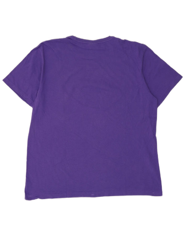 Polo Ralph Lauren Mens T-Shirt Top Large Purple Cotton