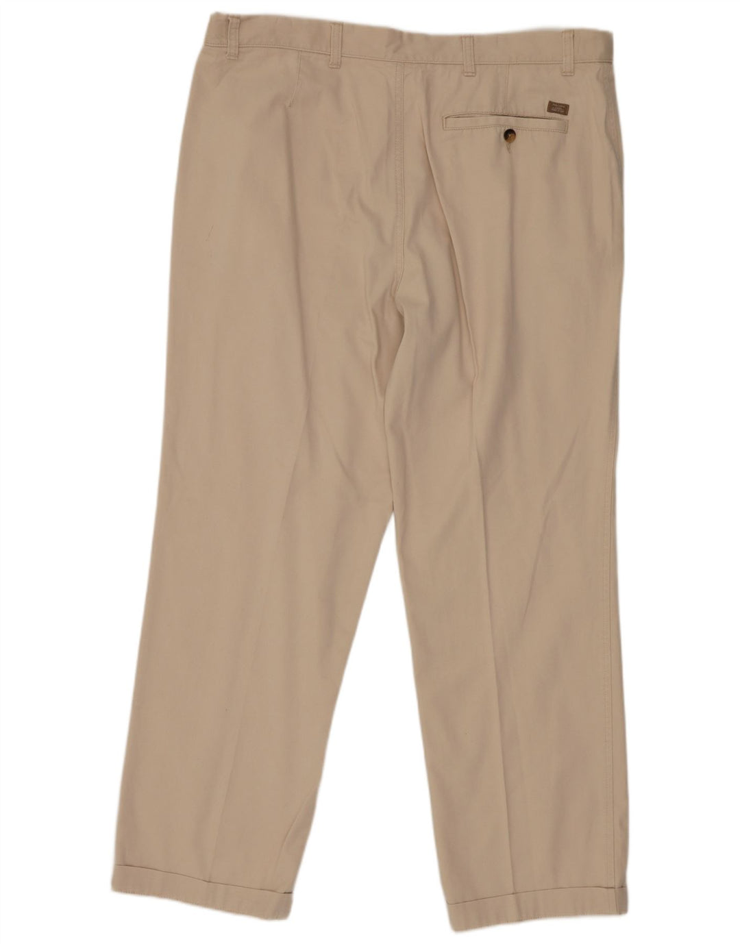 Marks & Spencer Mens Pegged Regular Chino Trousers W38 L31 Beige Cotton