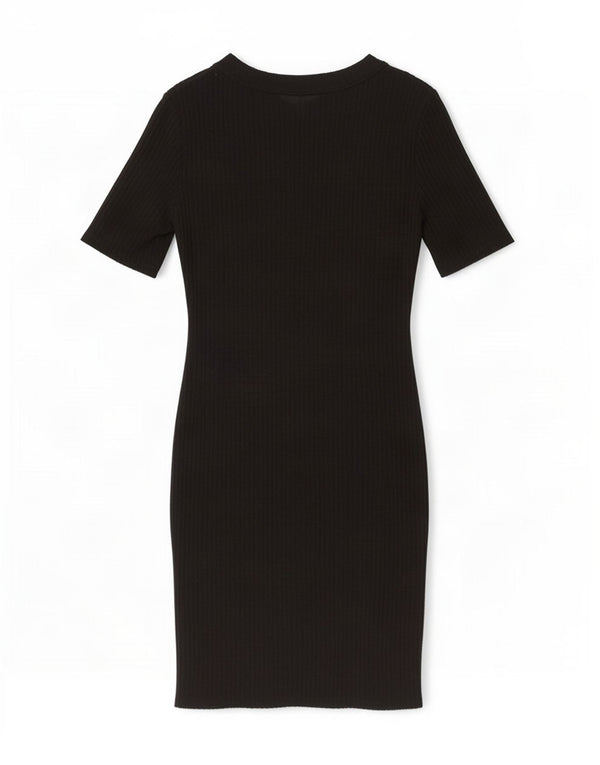 Zara Womens Bodycon Dress UK 10 Small Black
