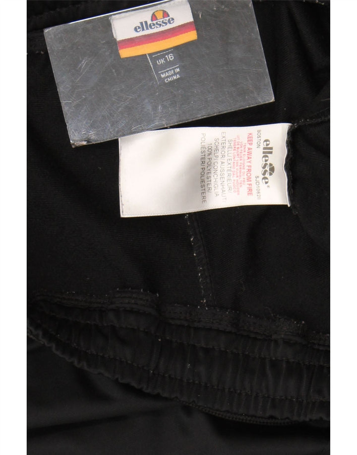 Ellesse Womens Sport Shorts UK 16 Large Black Polyester