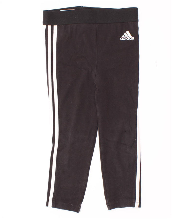 Adidas Girls Leggings 2-3 Years Black Cotton