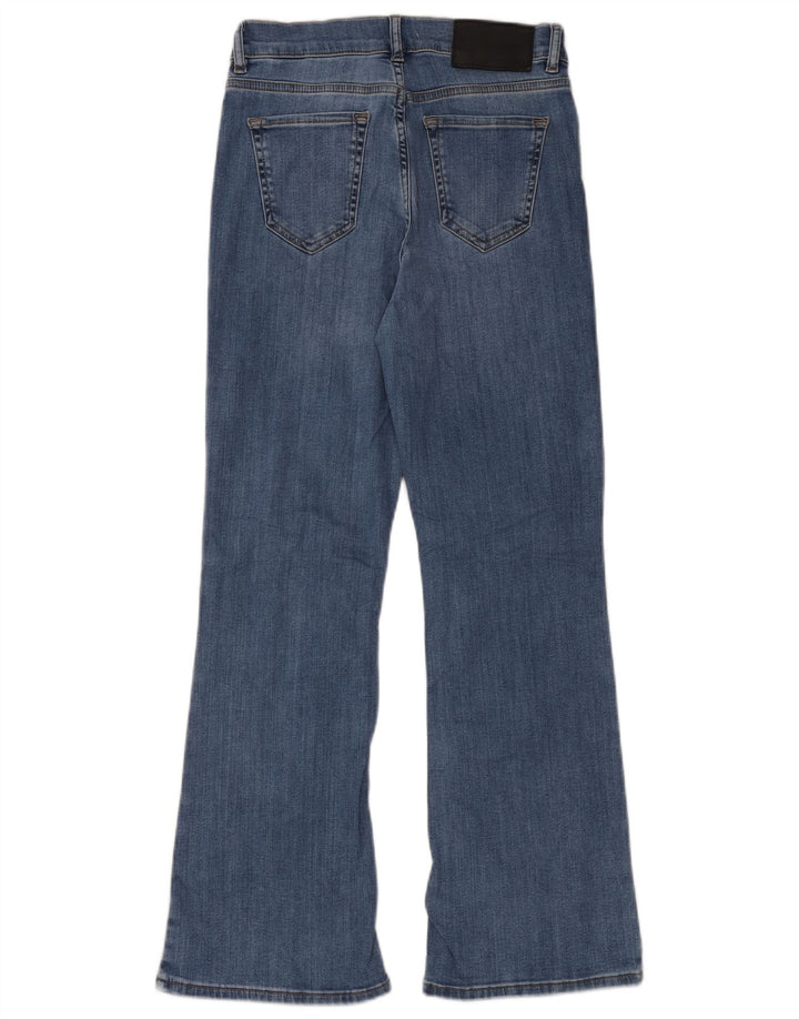 Marks & Spencer Womens Autograph Flared Jeans UK 10 Small W26 L30 Blue