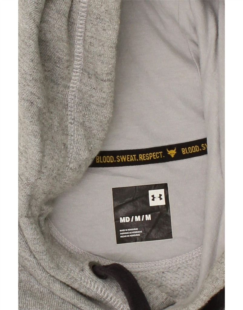 UNDER ARMOUR Mens Graphic Hoodie Jumper Medium Grey Cotton Vintage Under Armour and Second-Hand Under Armour from Messina Hembry 