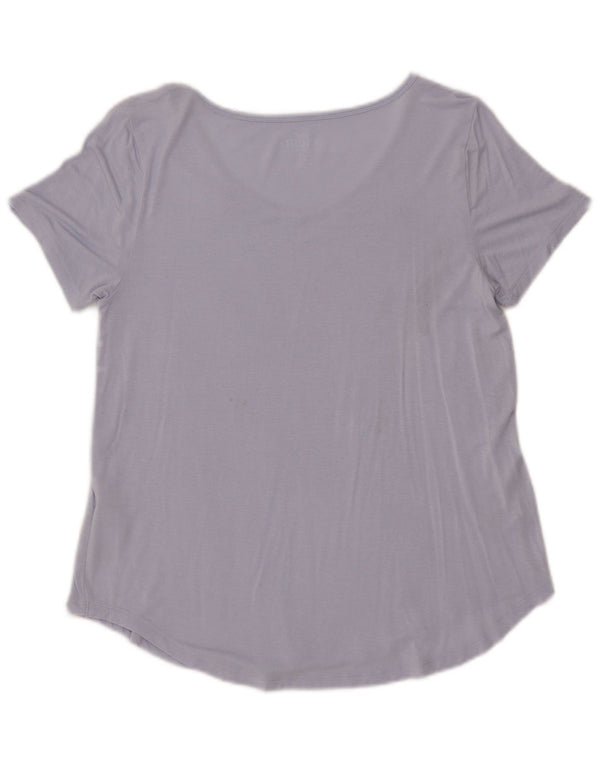 Hollister Womens T-Shirt Top UK 10 Small Blue Viscose