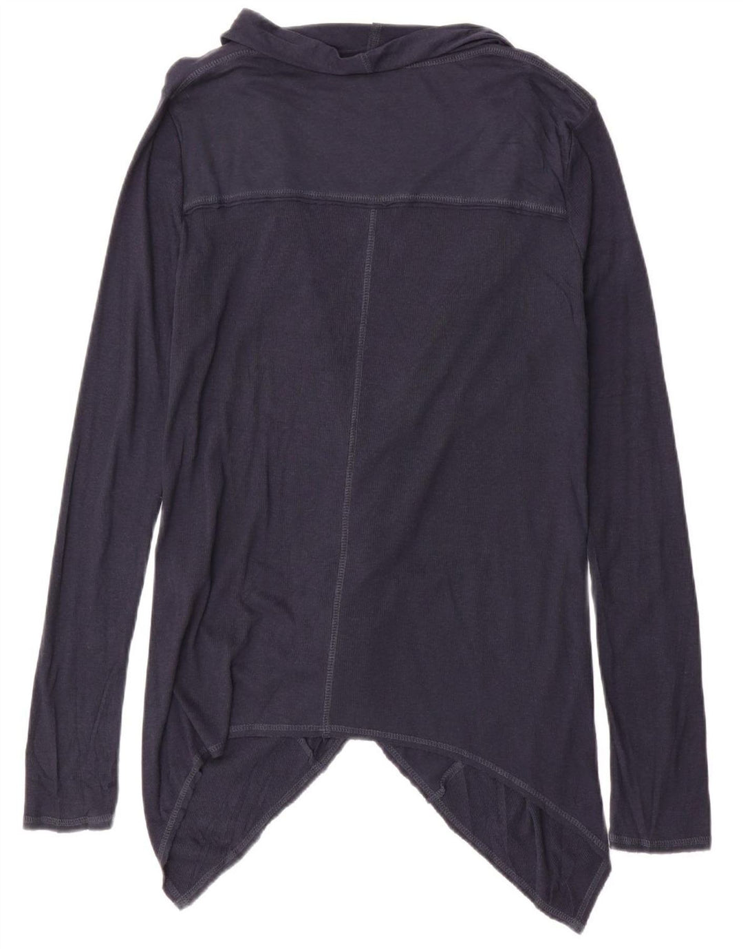 Calvin Klein Jeans Womens Cardigan Top UK 14 Medium Navy Blue Cotton