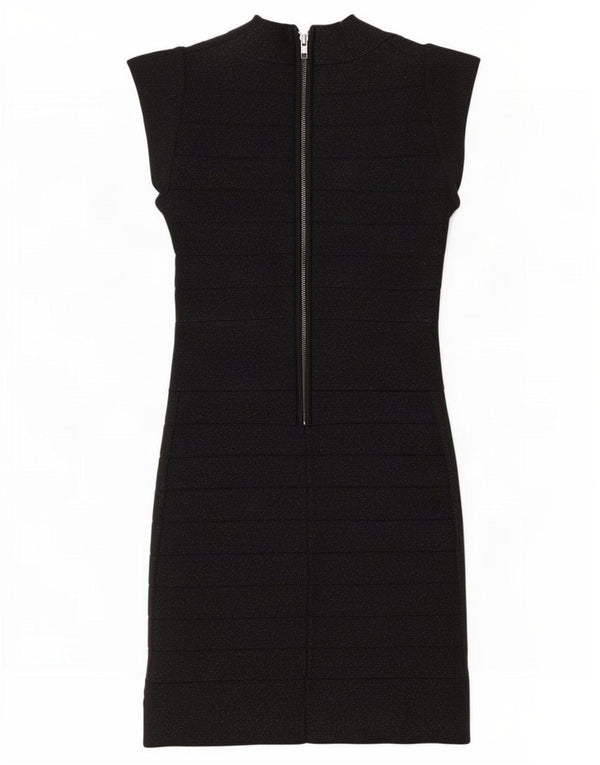 French Connection Womens Sheath Dress UK 8 Small Black Viscose