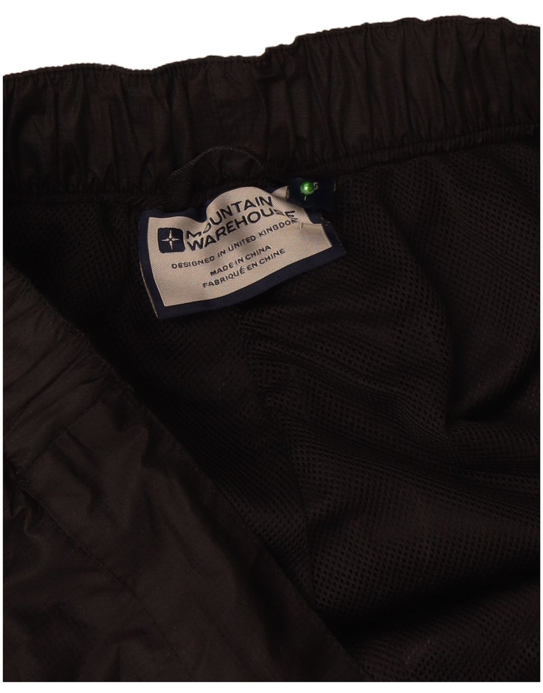 Mountain Warehouse Mens Straight Waterproof Trousers Large W36 L31 Black