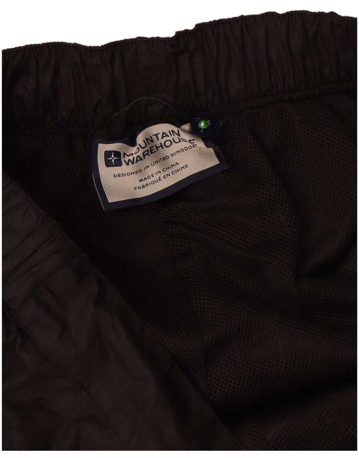 Mountain Warehouse Mens Straight Waterproof Trousers Large W36 L31 Black