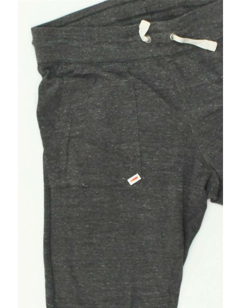 NIKE Womens Tracksuit Trousers Joggers UK 12 Medium Grey Flecked Cotton | Vintage Nike | Thrift | Second-Hand Nike | Used Clothing | Messina Hembry 