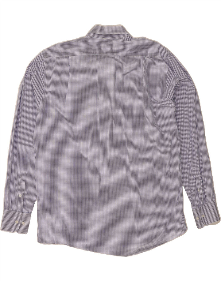 DACK'S Mens Regular Fit Shirt XL Blue Check Cotton Vintage Dack's and Second-Hand Dack's from Messina Hembry 