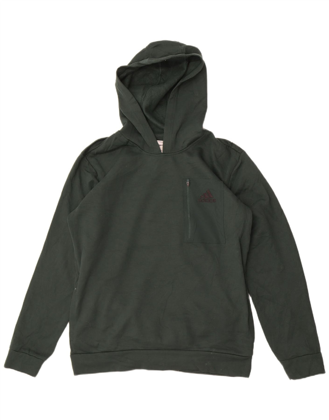 Adidas Mens Hoodie Jumper Large Green