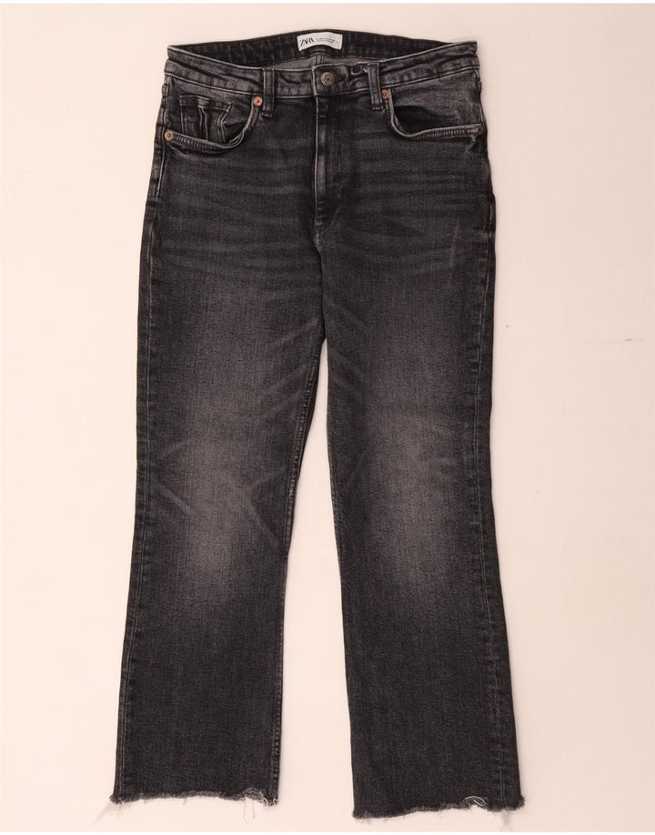 Zara Womens Bootcut Jeans EU 38 Small W28 L26 Grey