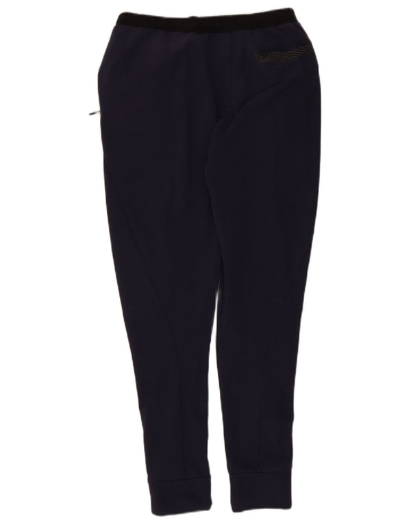 Puma Mens Italia Graphic Tracksuit Trousers Joggers Medium Navy Blue Cotton