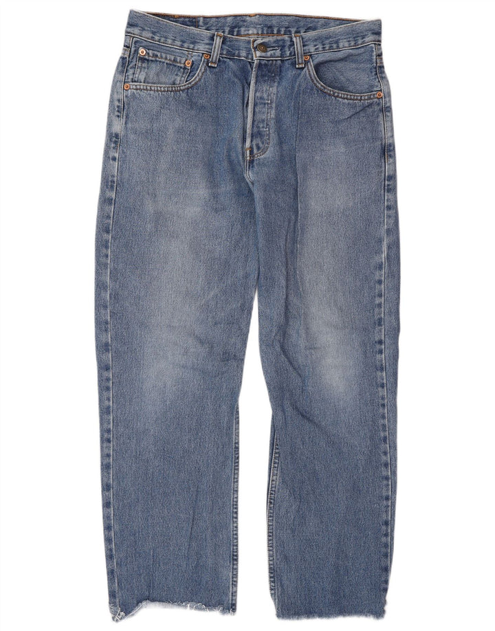 Levi's Mens 582 Straight Jeans W32 L28 Blue Cotton