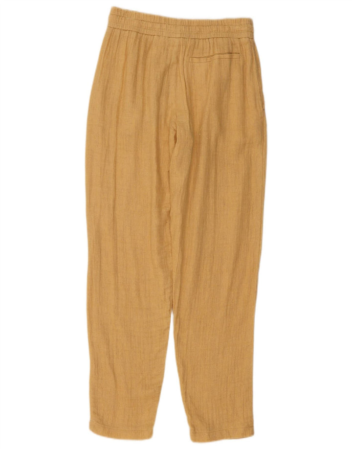Zara Womens Tapered Chino Trousers Medium W28 L30 Beige