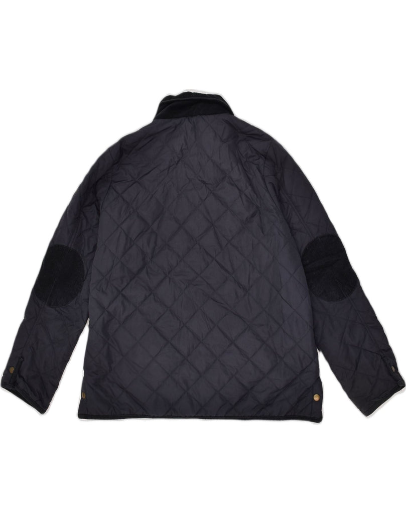 JACK WILLS Mens Quilted Jacket UK 36 Small Navy Blue Nylon | Vintage Jack Wills | Thrift | Second-Hand Jack Wills | Used Clothing | Messina Hembry 