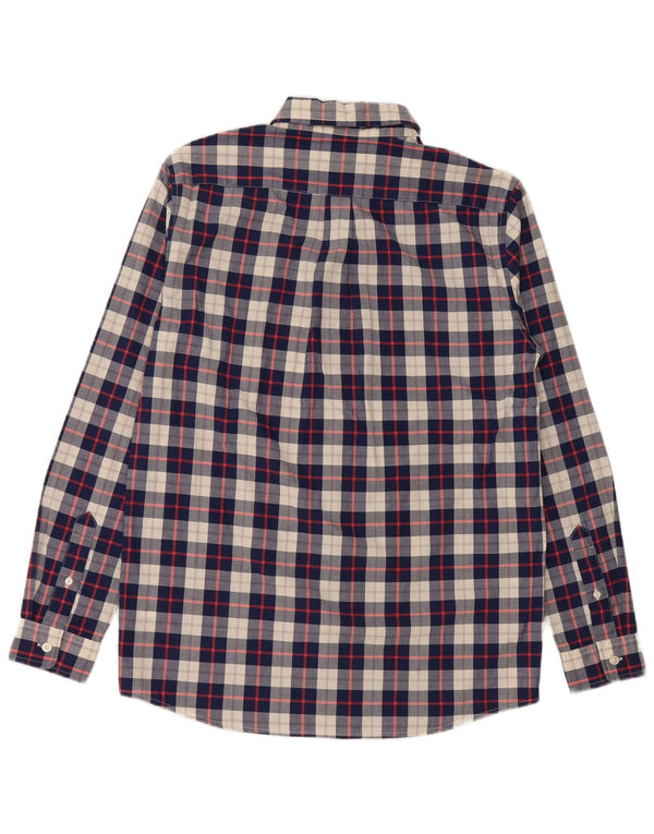 VINEYARD VINES Boys Shirt 15-16 Years XL Navy Blue Check Cotton