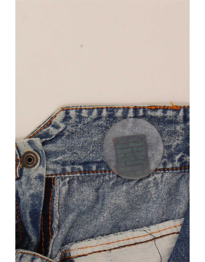 Vintage Womens Denim Skirt IT 42 Medium W28  Blue Cotton